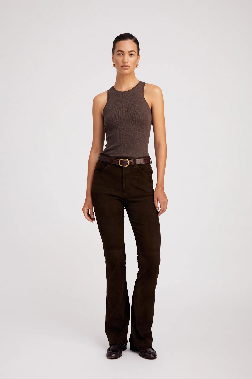 Ultra Fine Cashmere Racer Tank sold by SPRWMN product image thumbnail 4