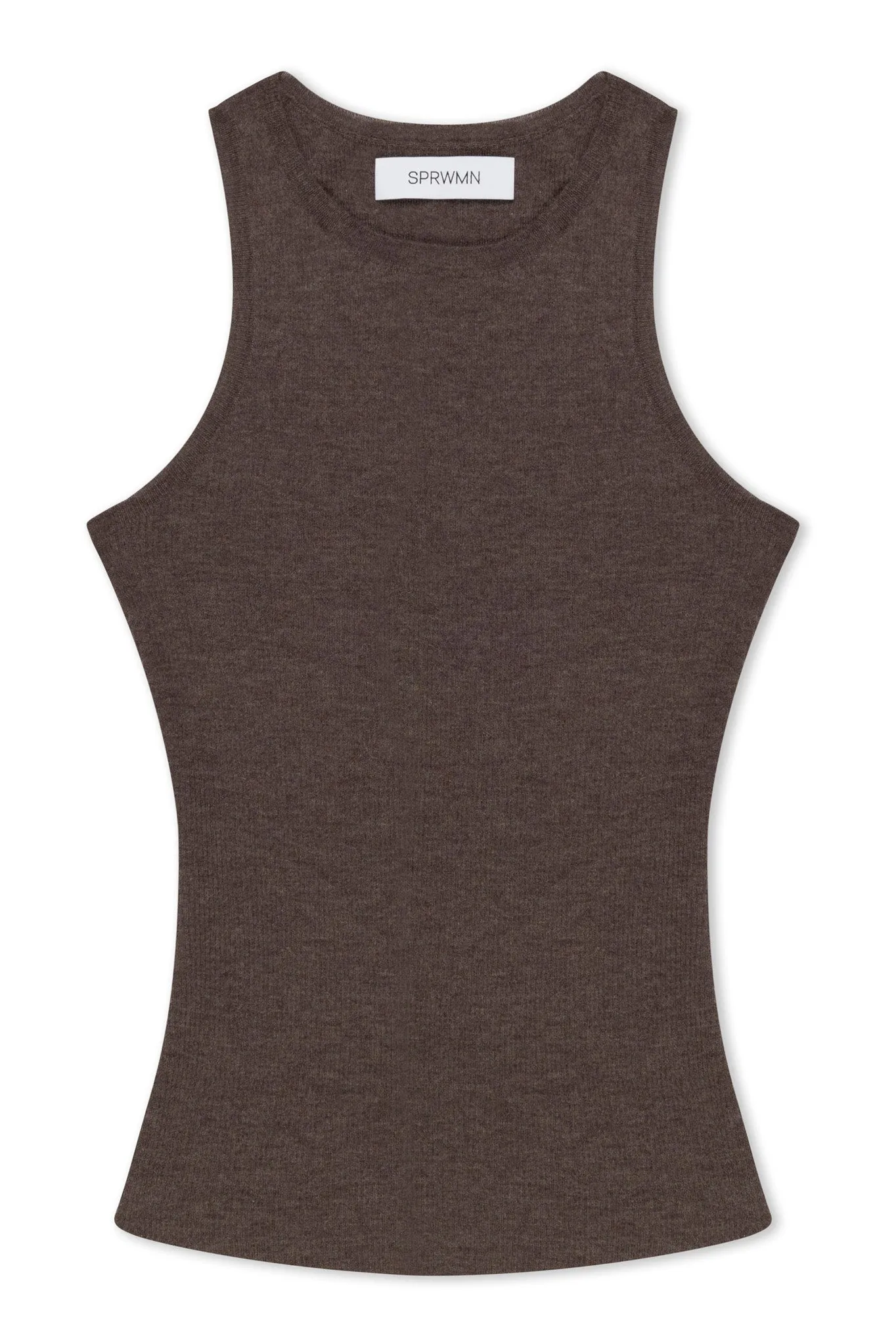 Ultra Fine Cashmere Racer Tank sold by SPRWMN product image thumbnail 2