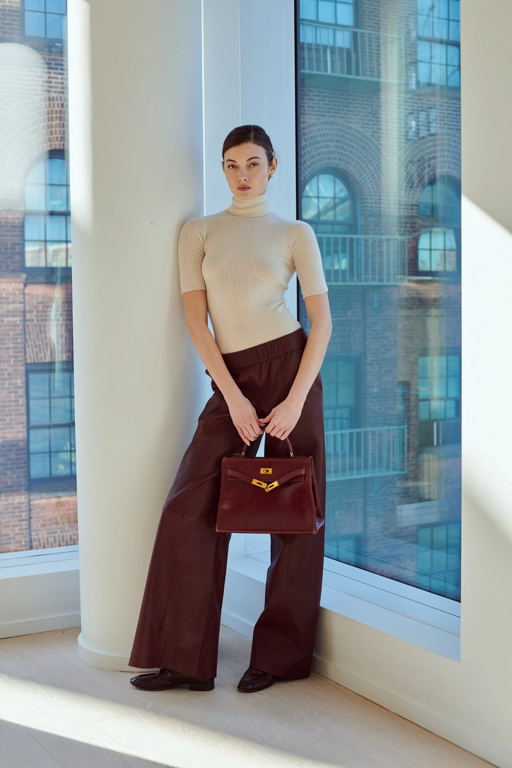 Chalk Cashmere Turtleneck sold by SPRWMN product image thumbnail 2