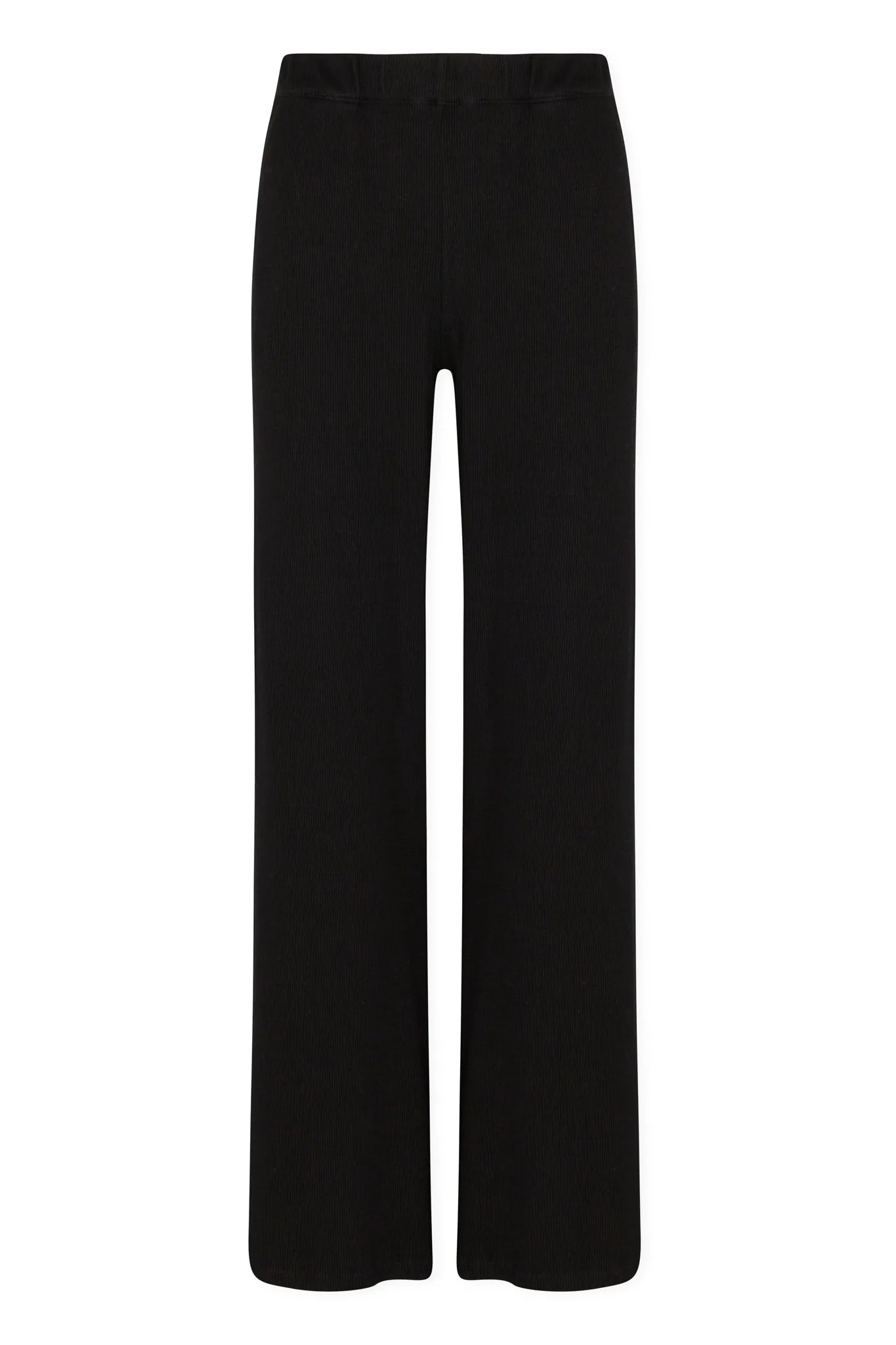 Black Rib Wide Leg Pants sold by SPRWMN product image thumbnail 5