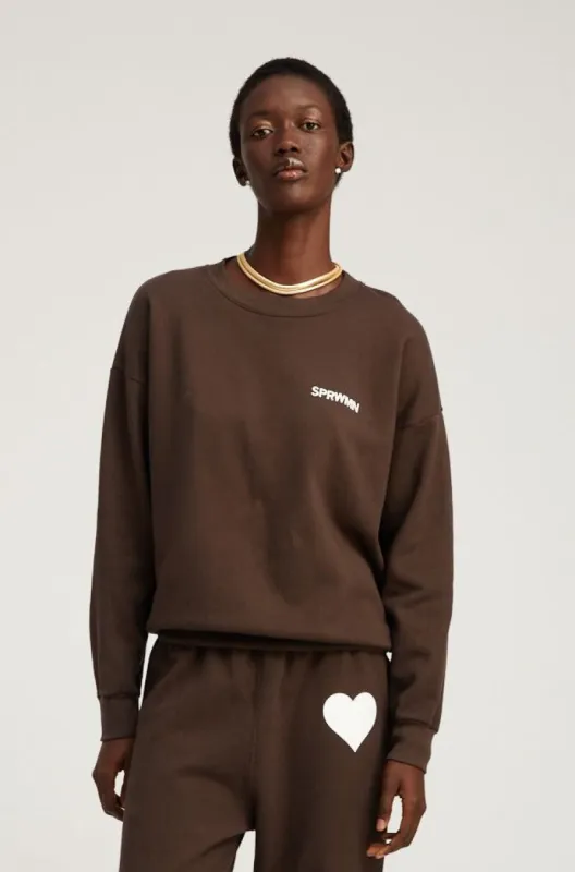 Cotton Logo Sweatshirt made by SPRWMN