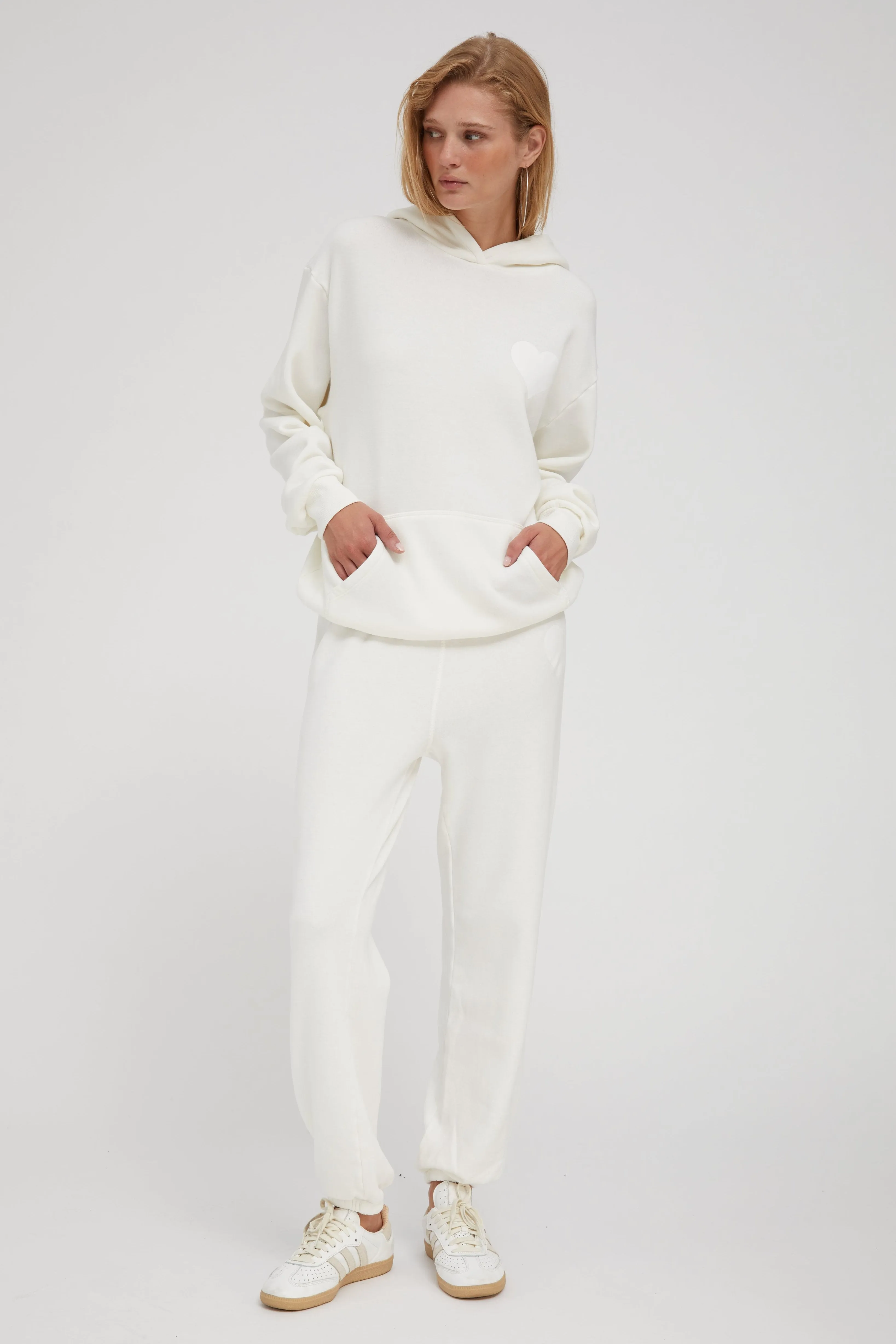 White Heart Sweatpants sold by SPRWMN product image thumbnail 3
