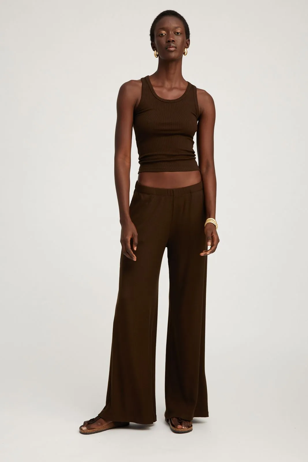 Americano Rib Wide Leg Pants sold by SPRWMN product image thumbnail 3