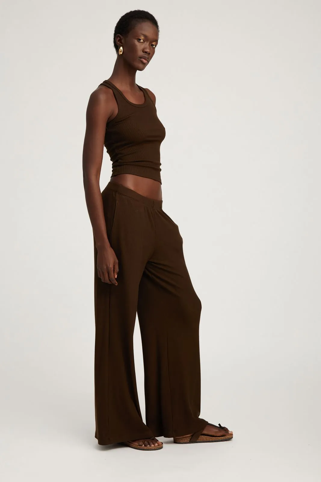 Americano Rib Wide Leg Pants sold by SPRWMN product image thumbnail 4