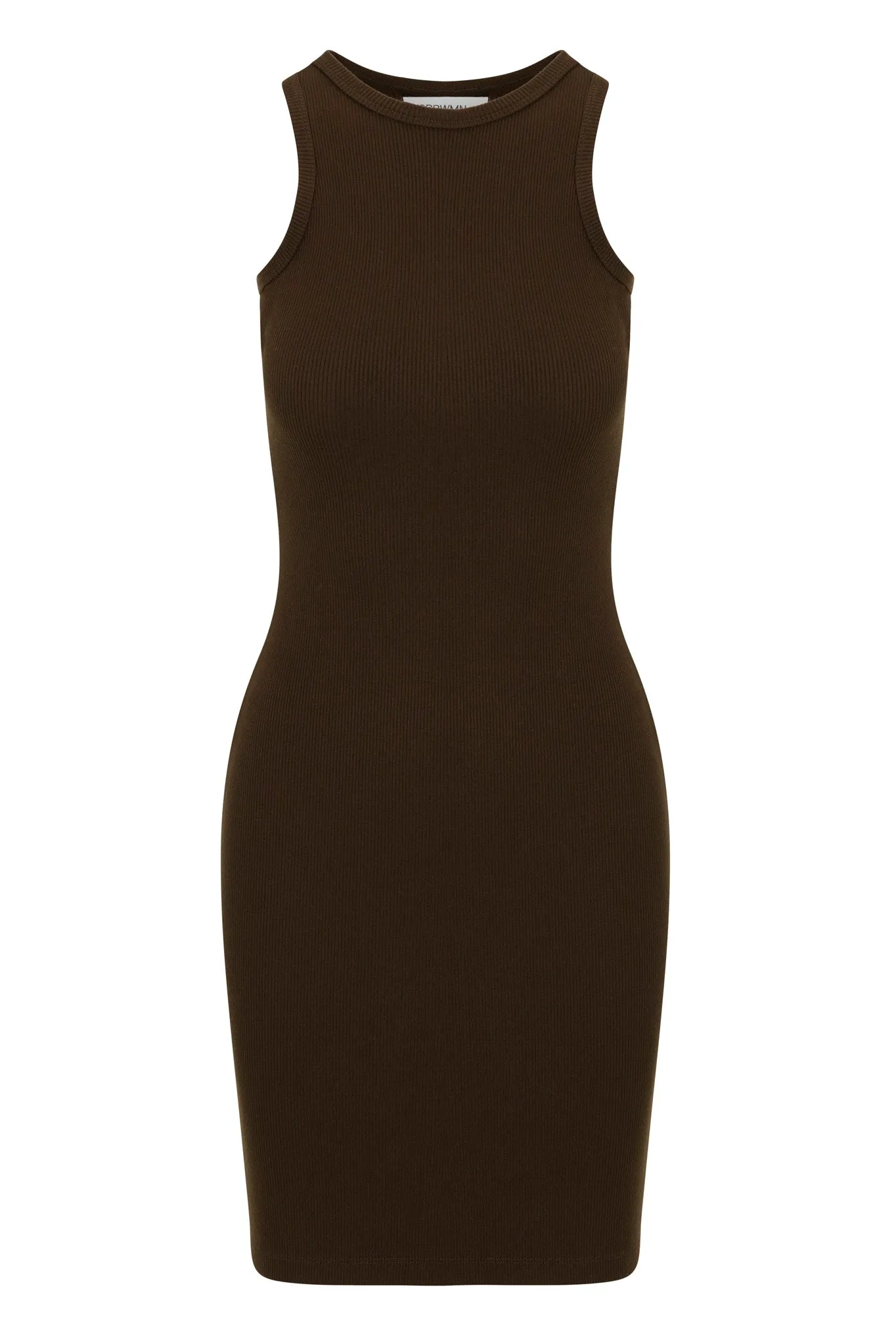 Americano Rib Racer Pencil Dress sold by SPRWMN product image thumbnail 2