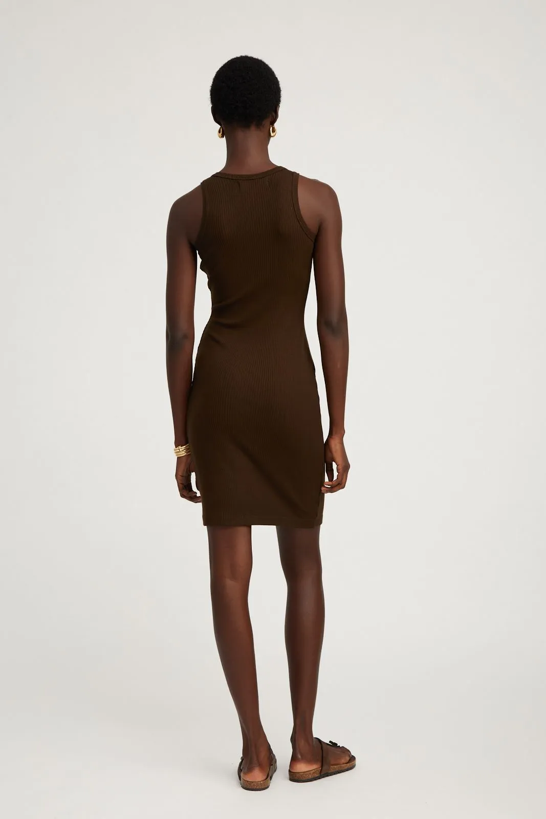 Americano Rib Racer Pencil Dress sold by SPRWMN product image thumbnail 5