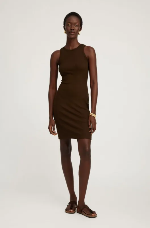 Americano Rib Racer Pencil Dress sold by SPRWMN