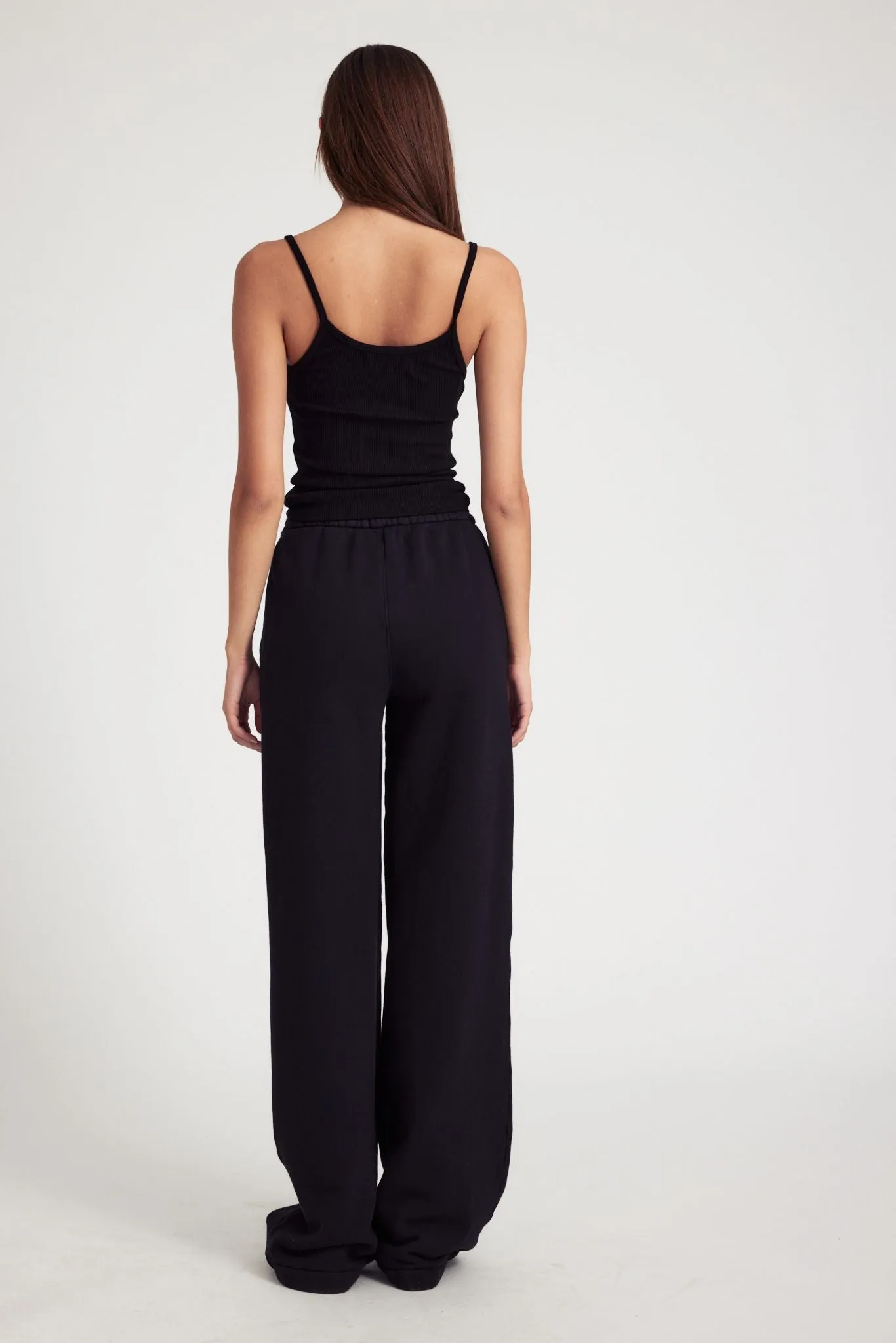 Black Cotton Baggy Sweatpants sold by SPRWMN product image thumbnail 5