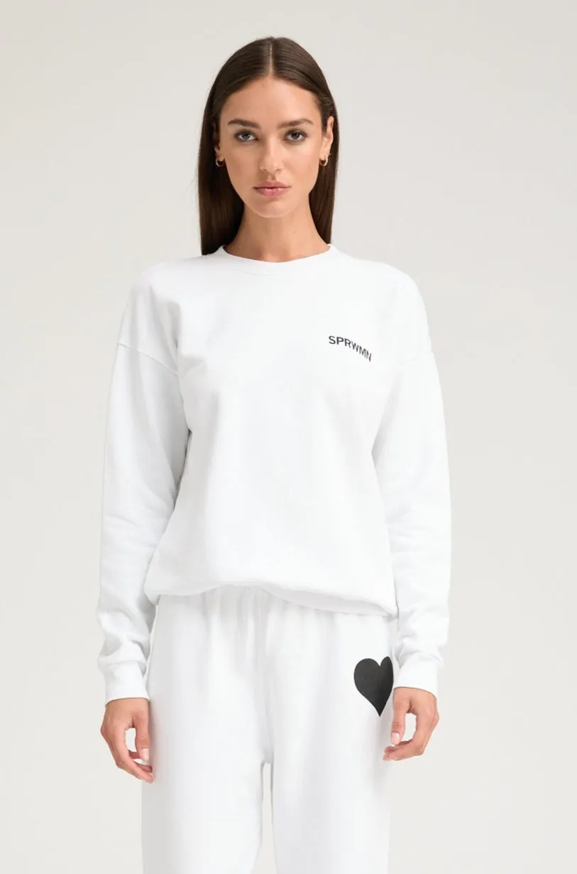 Cotton Logo Sweatshirt sold by SPRWMN