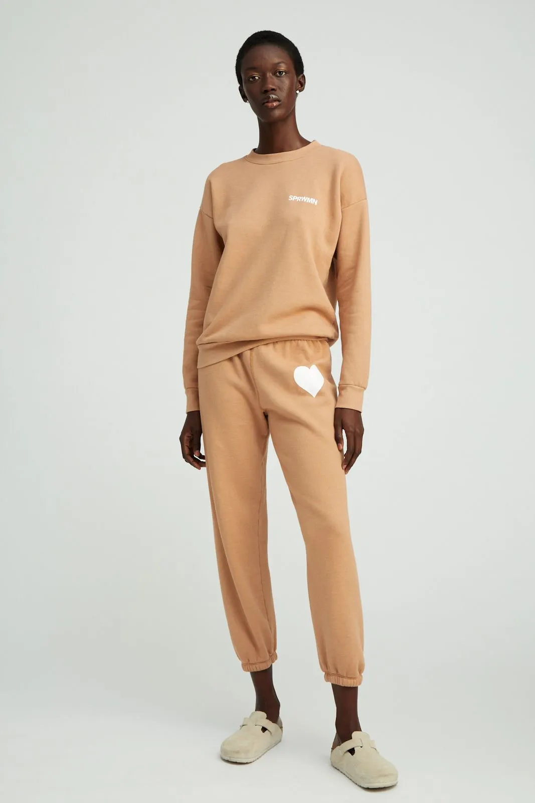 Peach Heart Sweatpants sold by SPRWMN product image thumbnail 3