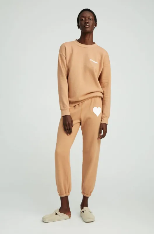 Peach Heart Sweatpants sold by SPRWMN