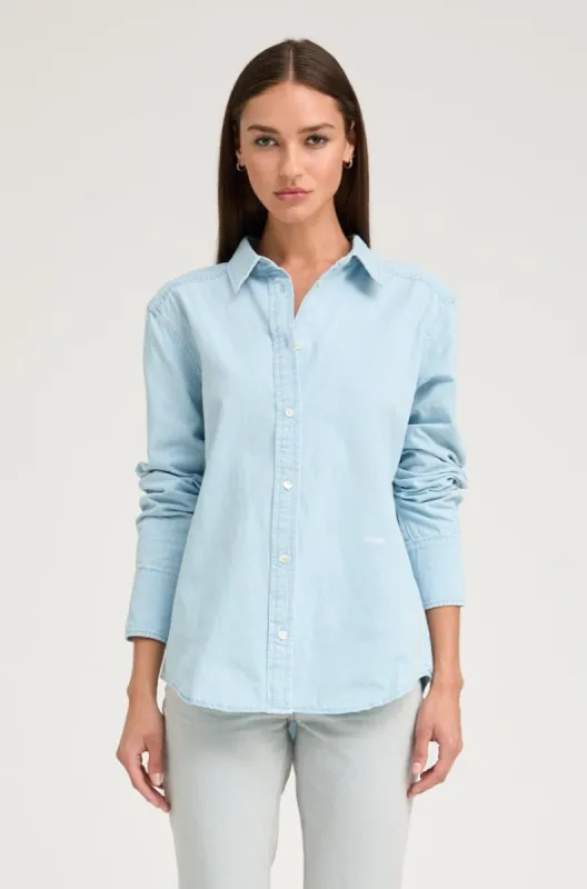 Light Blue Chambray Button Down sold by SPRWMN