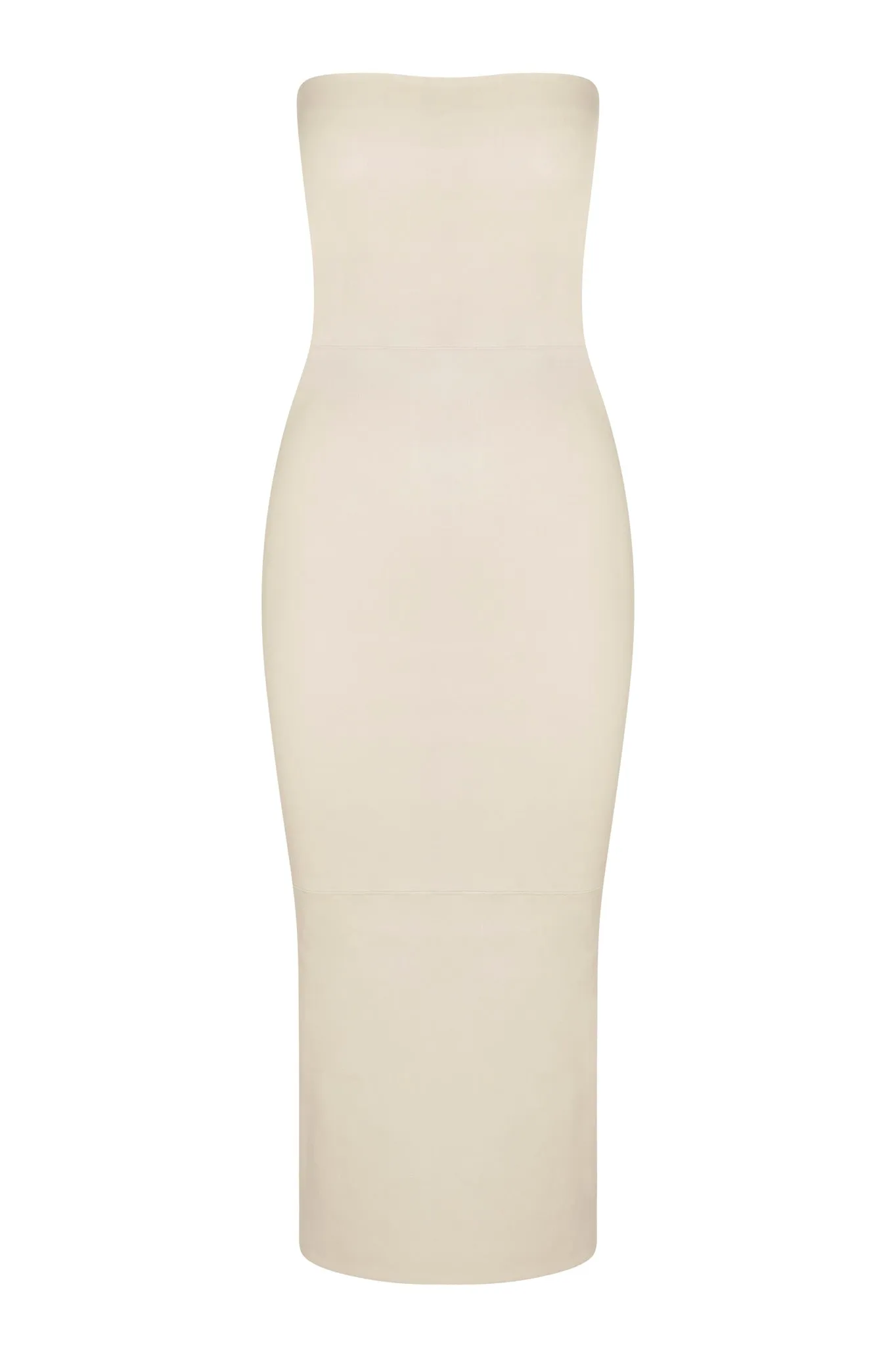 Alabaster Leather Tube Dress sold by SPRWMN product image thumbnail 2