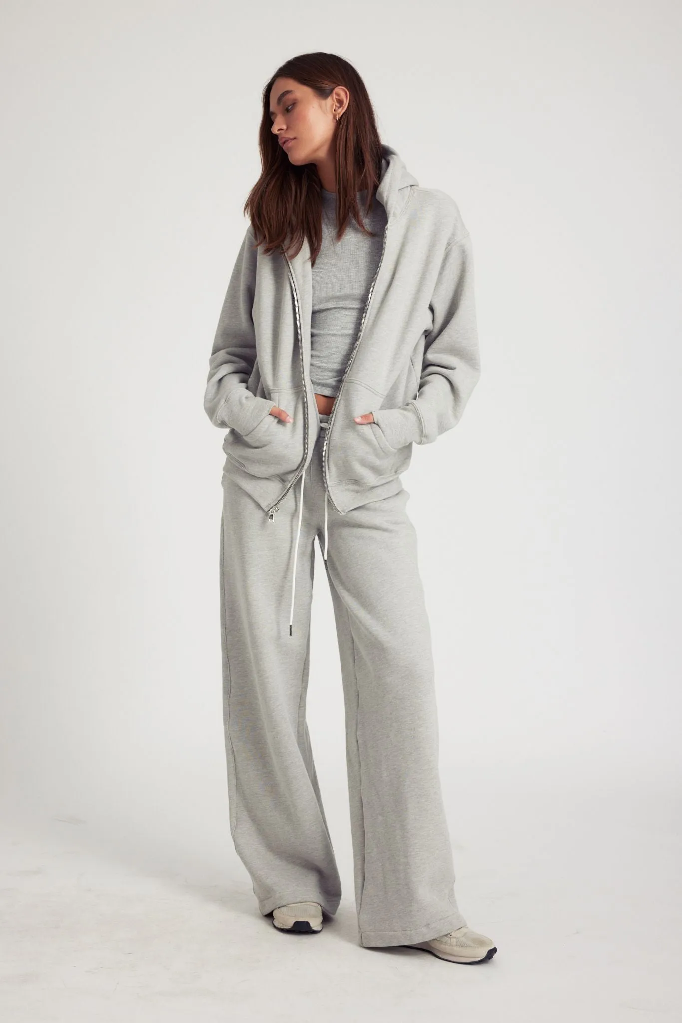 Heather Grey Baggy Sweatpants sold by SPRWMN product image thumbnail 4