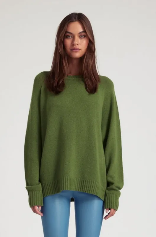 Artichoke Cashmere Loose Gauge Crewneck made by SPRWMN