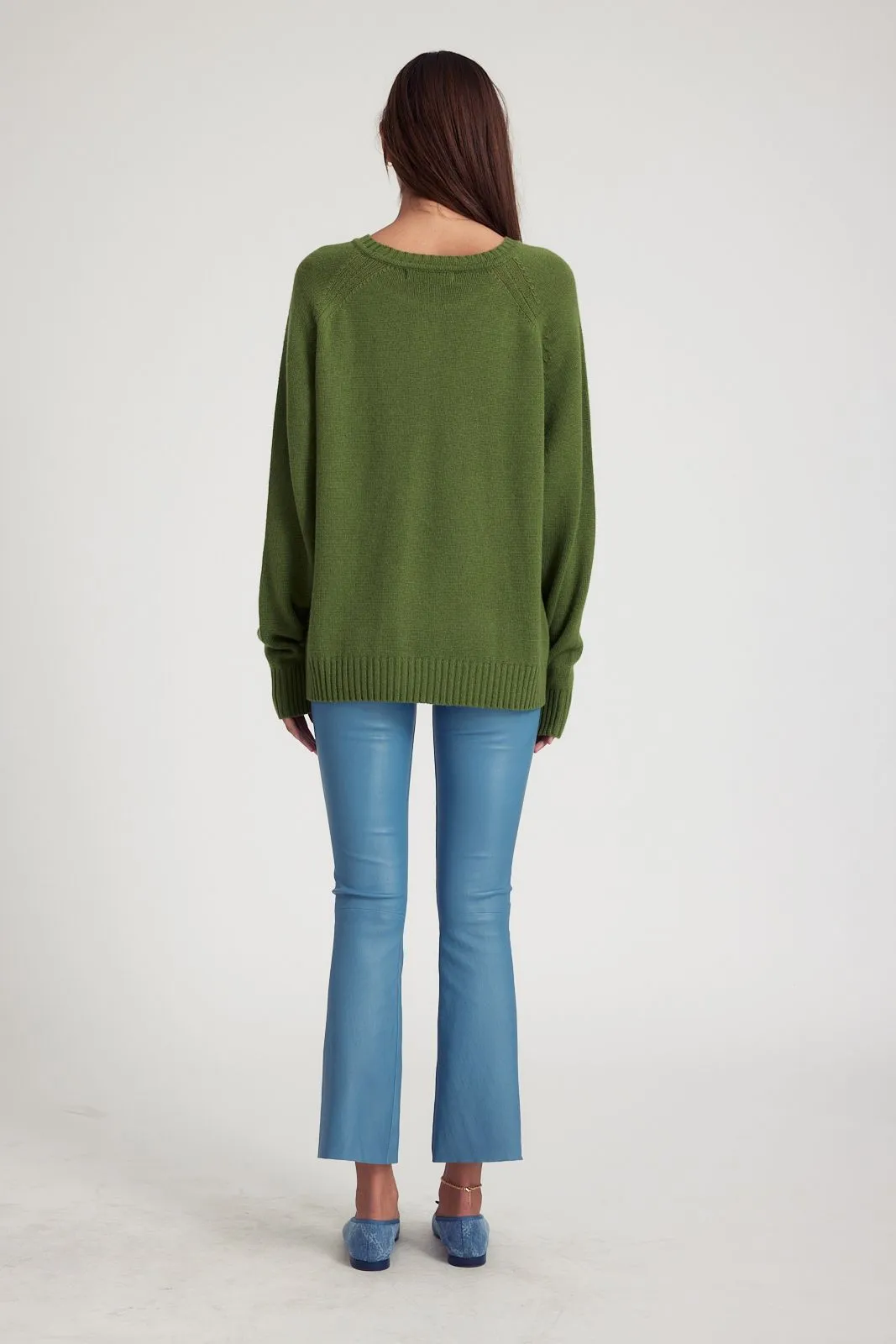Artichoke Cashmere Loose Gauge Crewneck sold by SPRWMN product image thumbnail 4