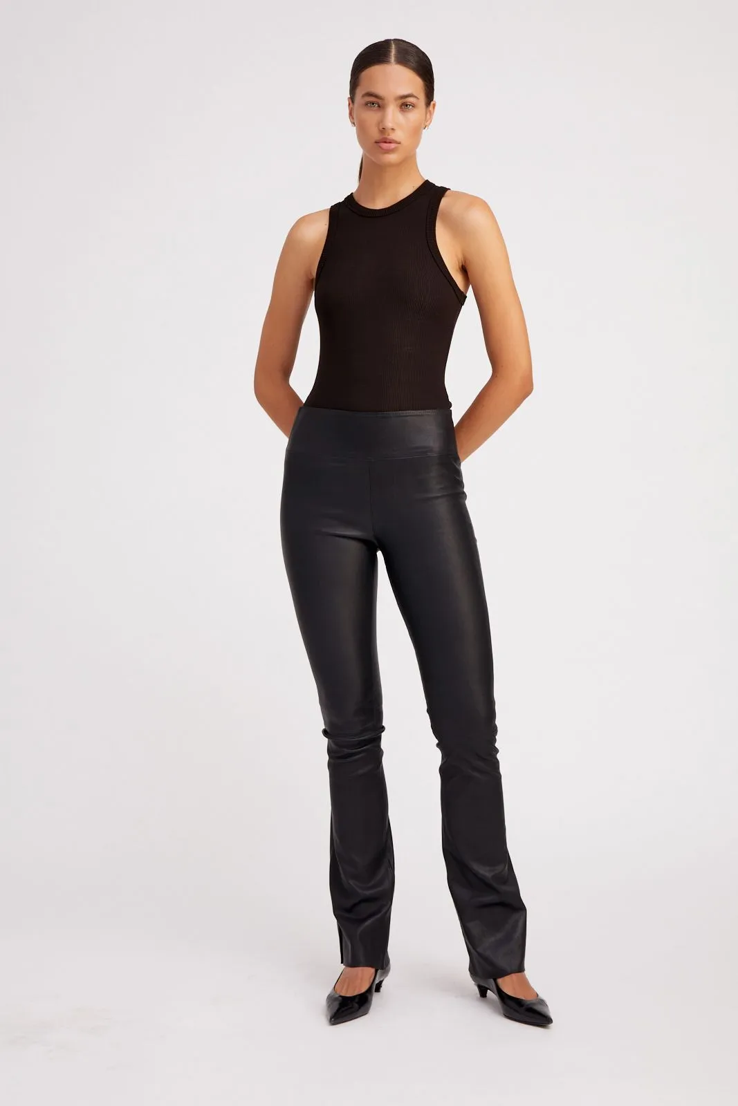 Black Rib Racer Tank sold by SPRWMN product image thumbnail 5