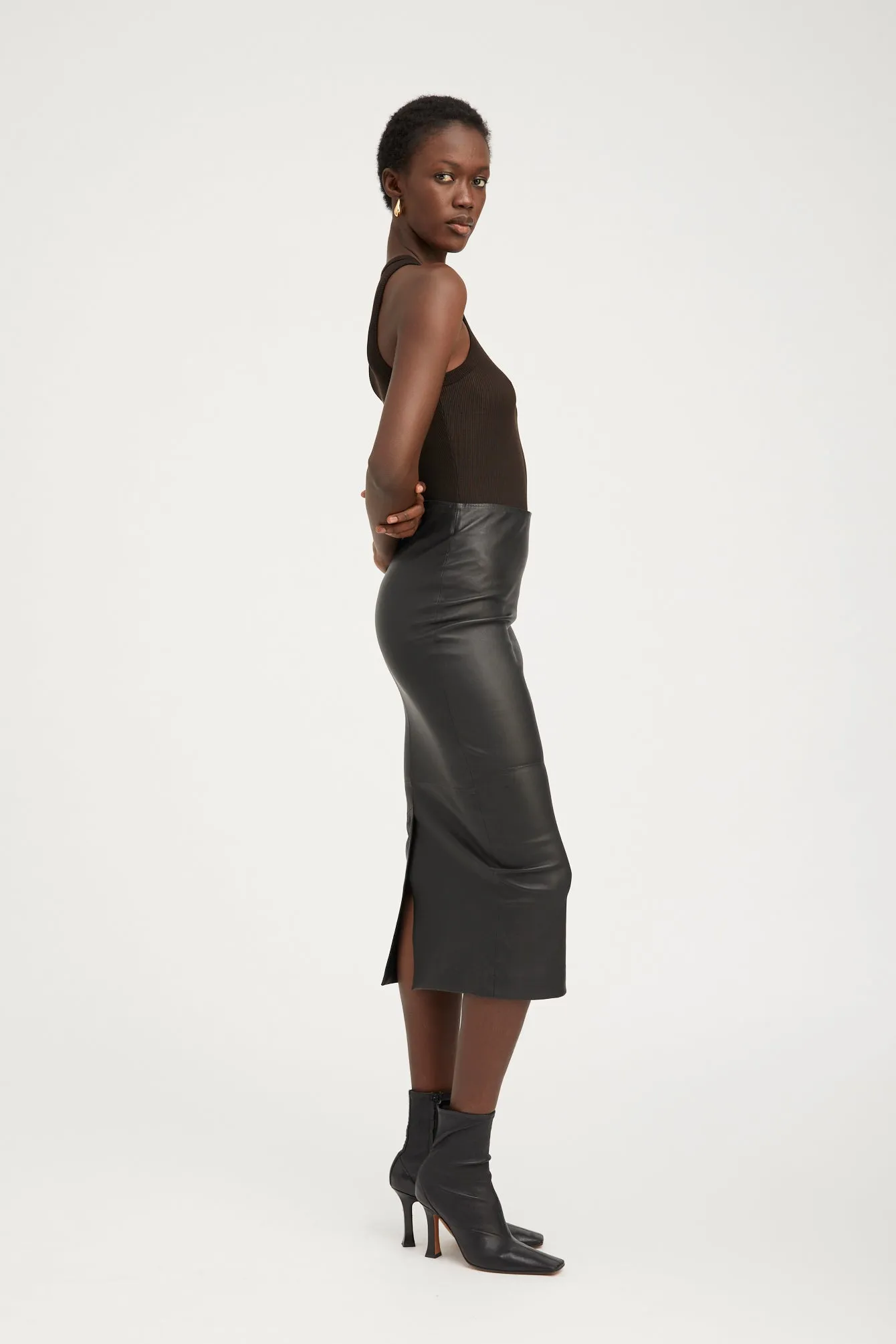 Black Rib Racer Tank sold by SPRWMN product image thumbnail 3