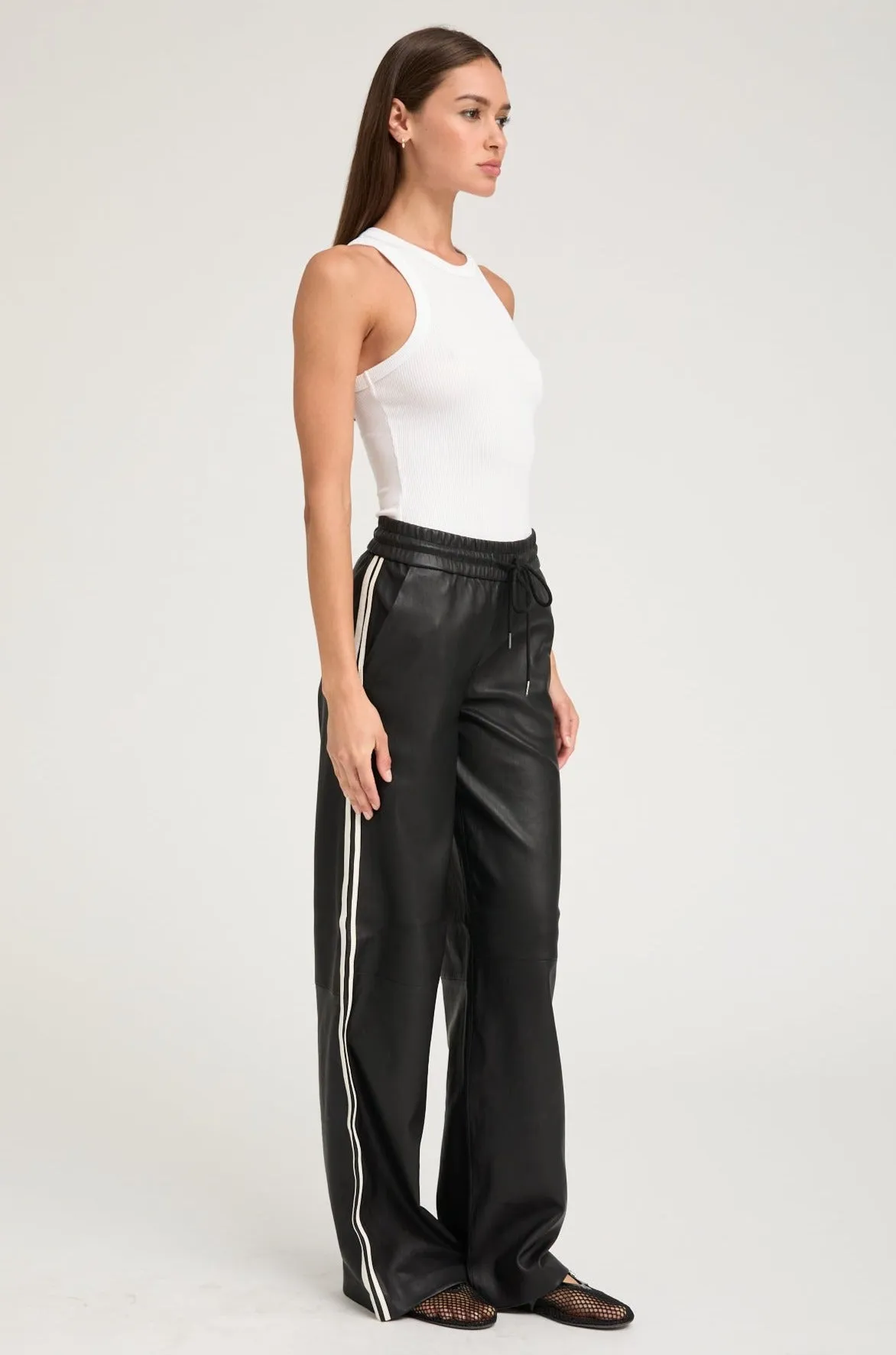 White Rib Racer Tank sold by SPRWMN product image thumbnail 3