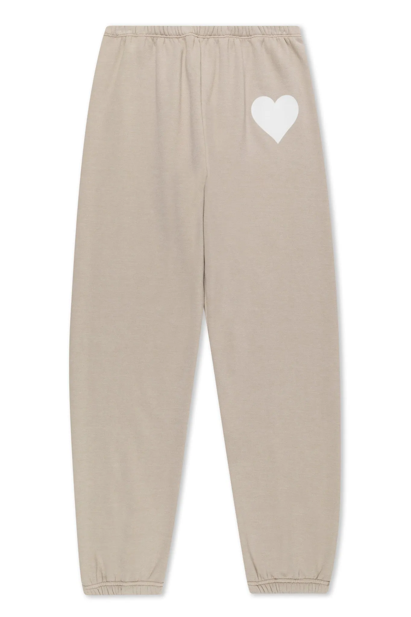 Taupe Heart Sweatpants sold by SPRWMN product image thumbnail 2