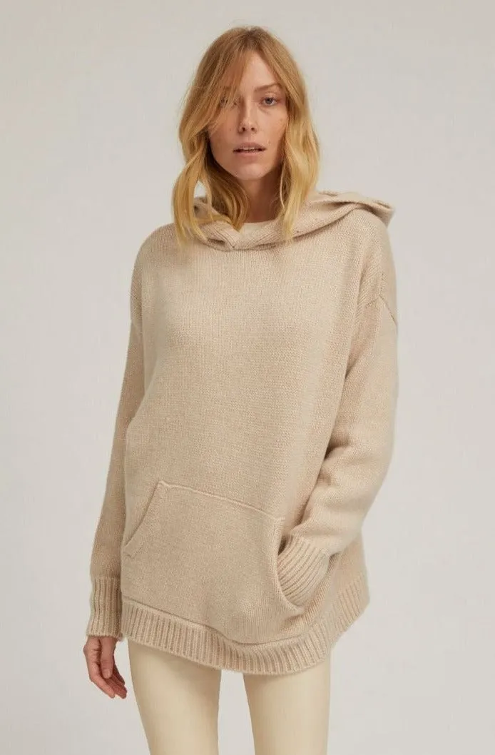 Oat Heavy Cashmere Oversized Hoodie sold by SPRWMN