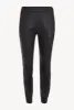 Navy Leather Joggers sold by SPRWMN
