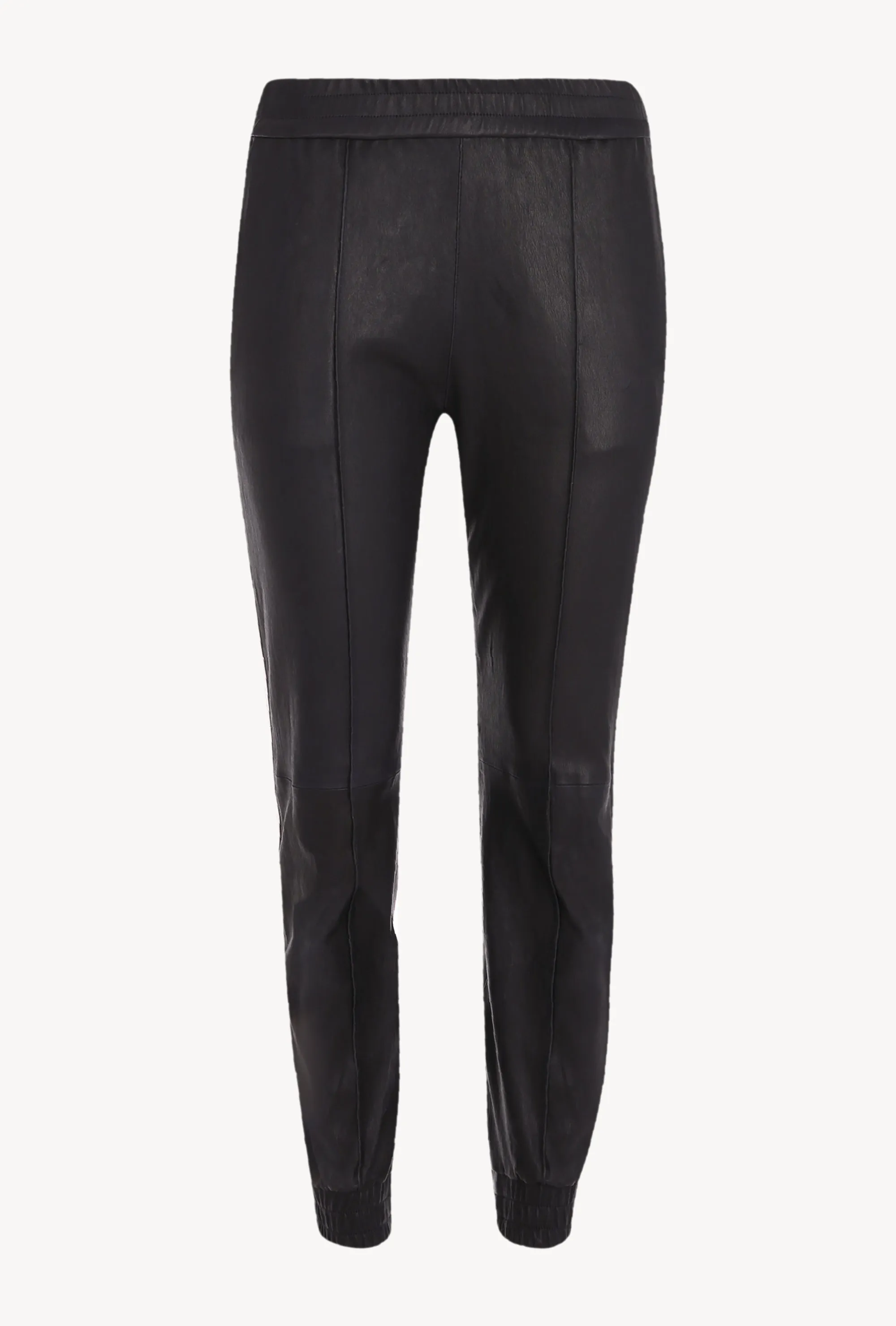 Navy Leather Joggers sold by SPRWMN product image thumbnail 2