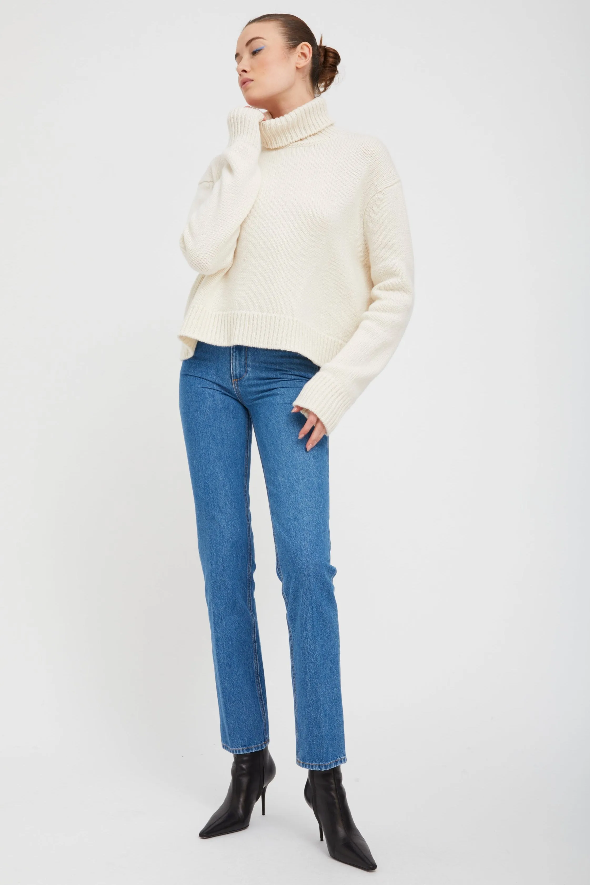 Heavy Cashmere Turtleneck Sweater sold by SPRWMN product image thumbnail 3