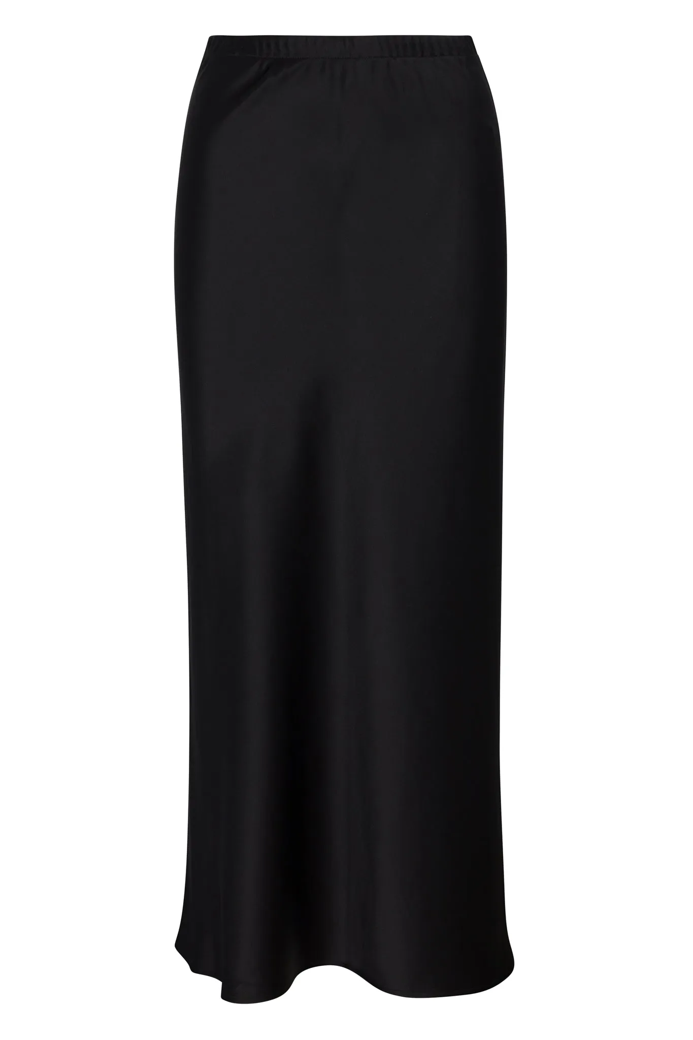 Black Silk Bias Maxi Skirt sold by SPRWMN product image thumbnail 2