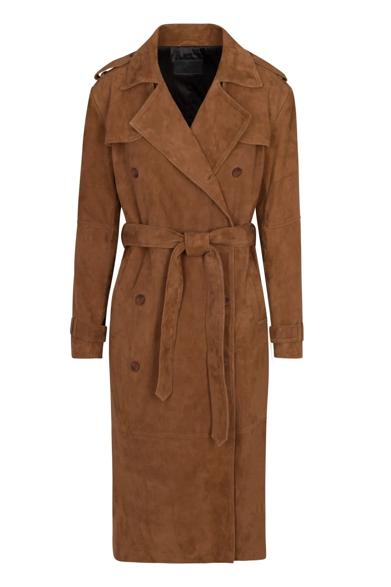 Belle de Jour Suede Trench sold by SPRWMN product image thumbnail 2