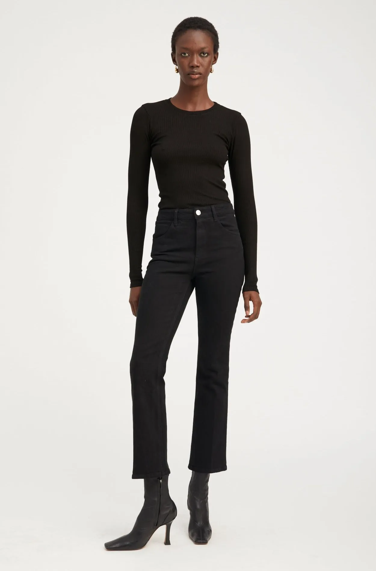 Ankle Flare Denim sold by SPRWMN product image thumbnail 3