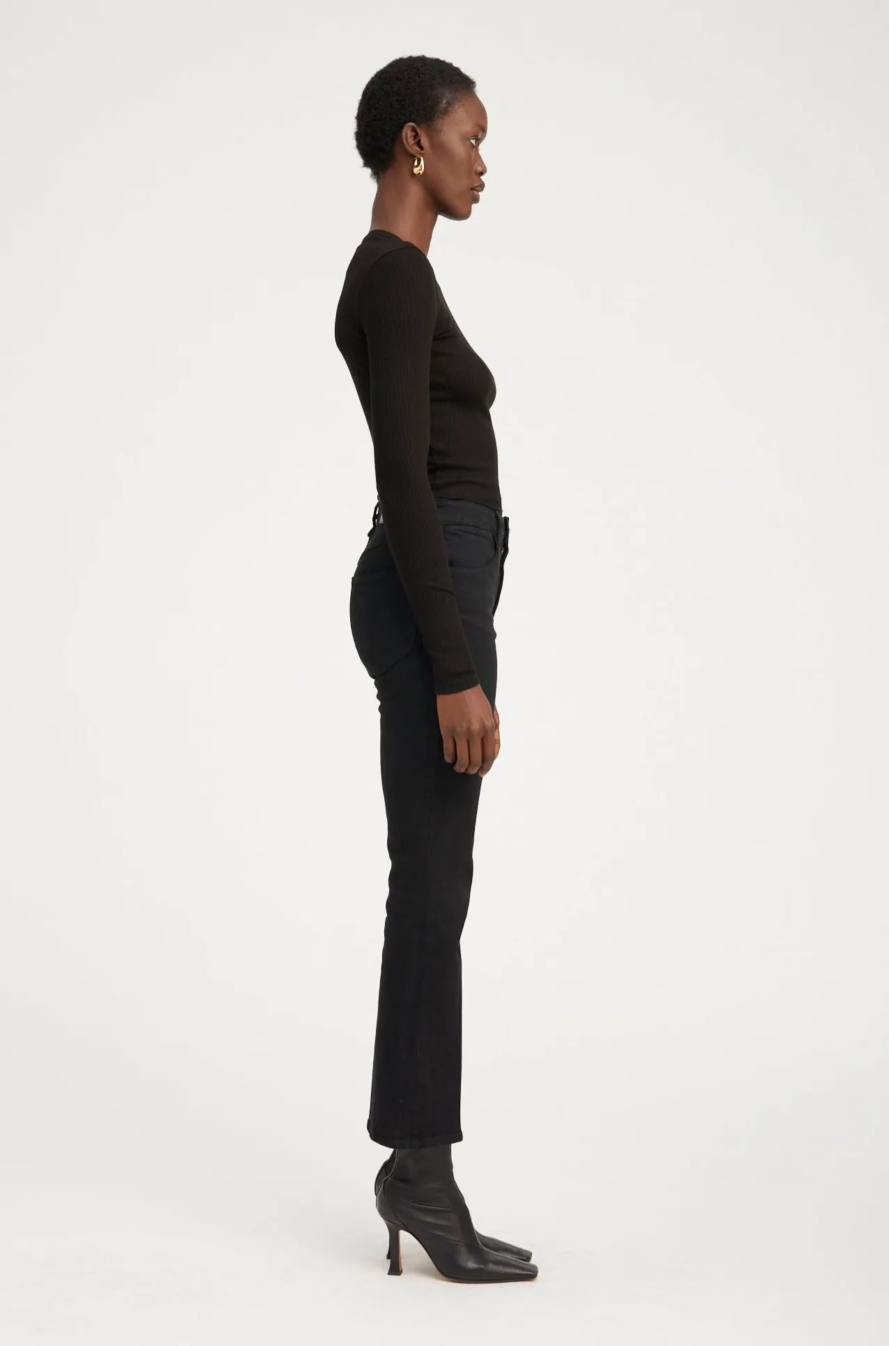 Ankle Flare Denim sold by SPRWMN product image thumbnail 4