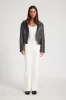 White Corduroy Micro Flare Pants sold by SPRWMN
