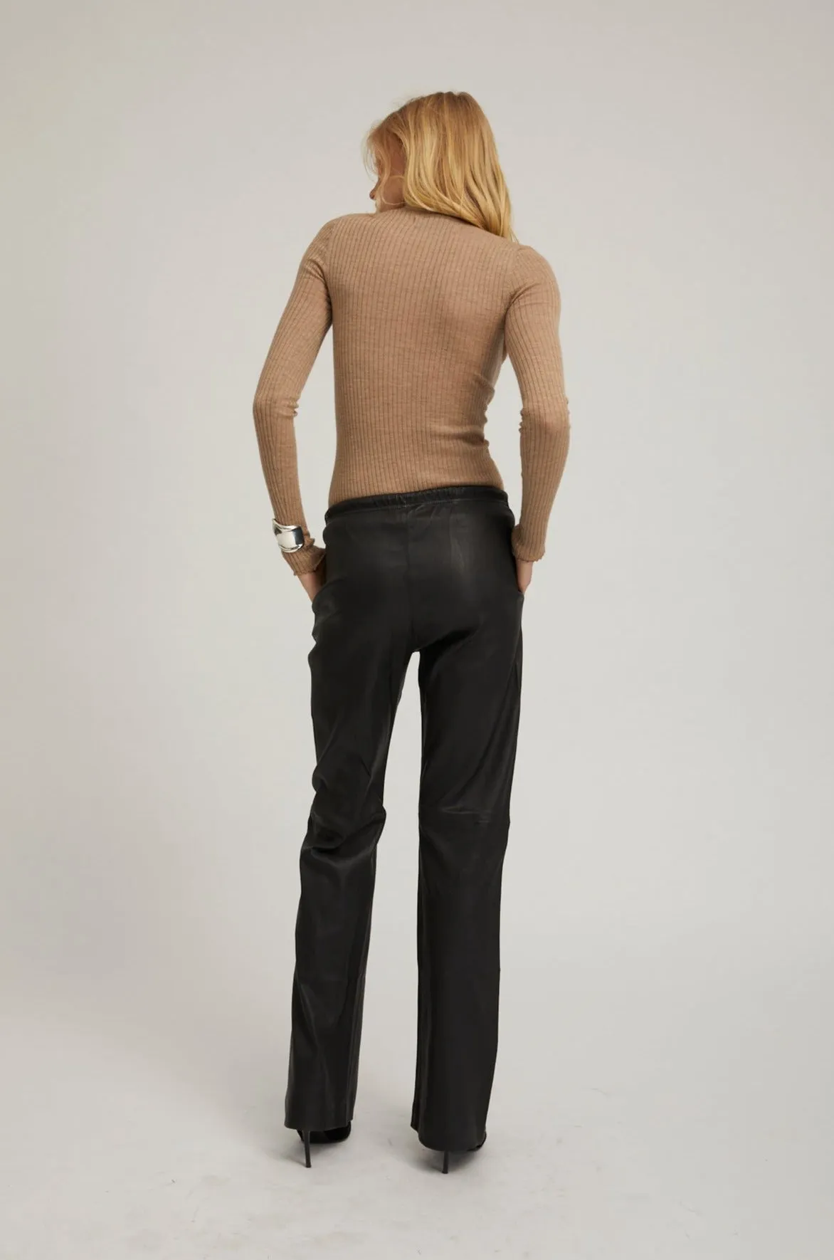 Camel Cashmere Mock Neck sold by SPRWMN product image thumbnail 5