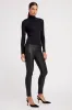 Black Cashmere Mock Neck sold by SPRWMN