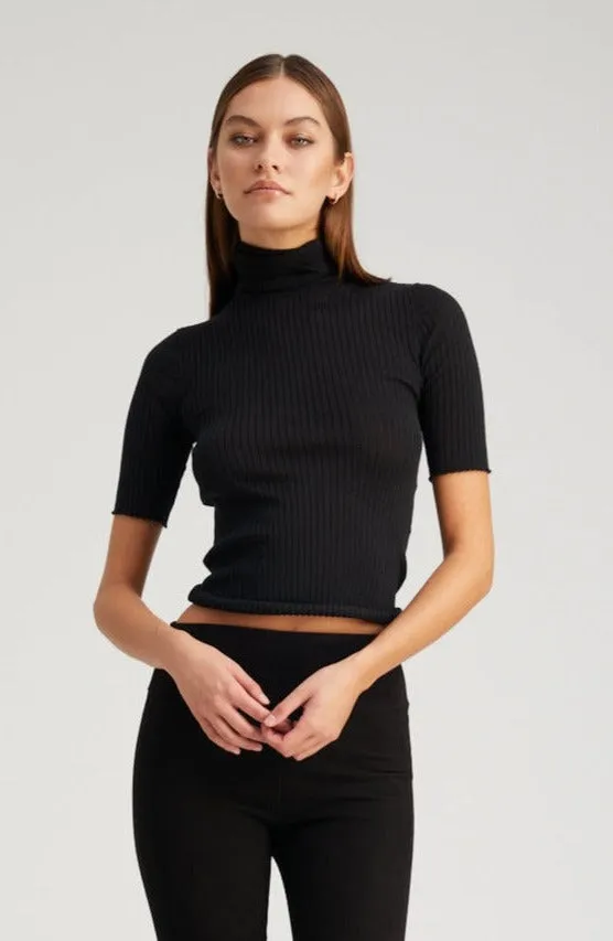 Black Cashmere Turtleneck sold by SPRWMN