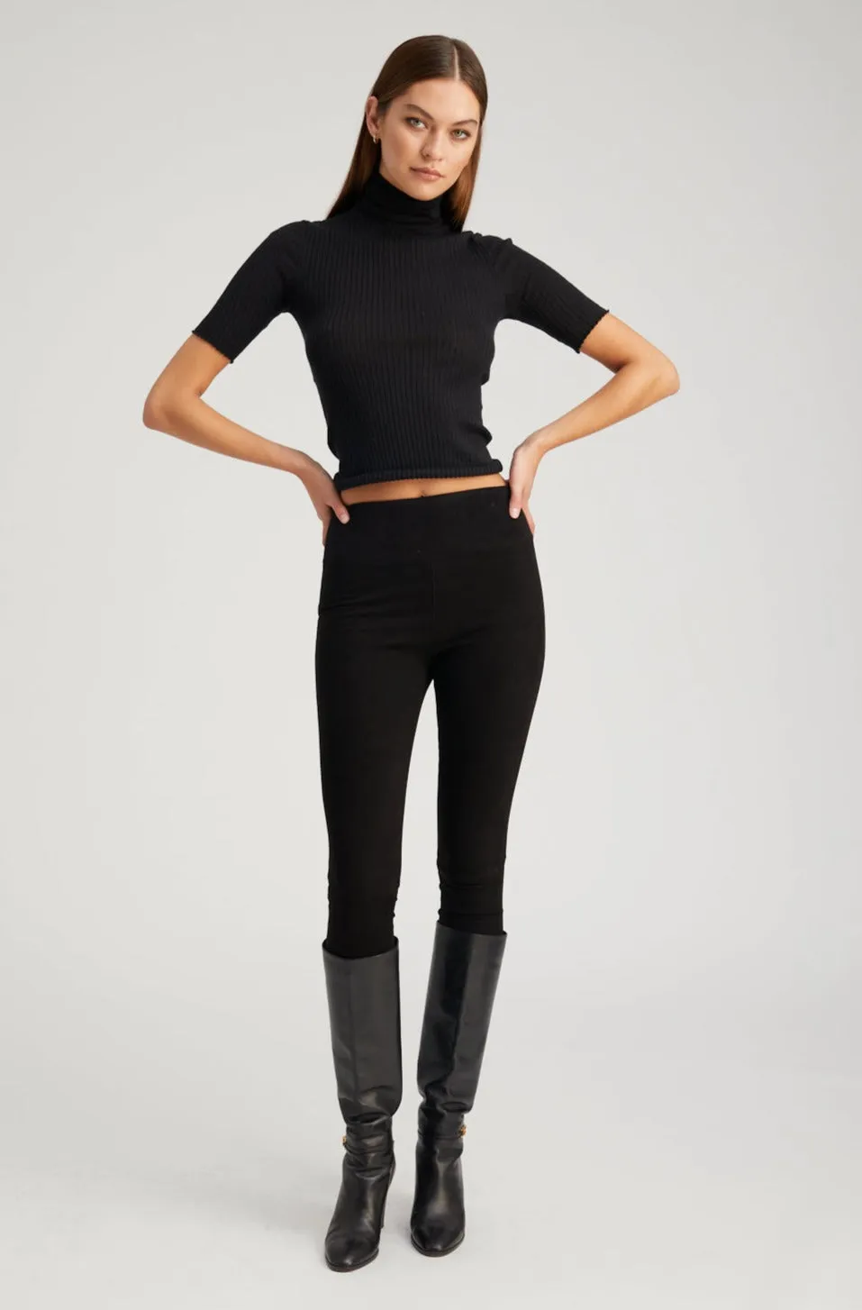 Black Cashmere Turtleneck sold by SPRWMN product image thumbnail 3