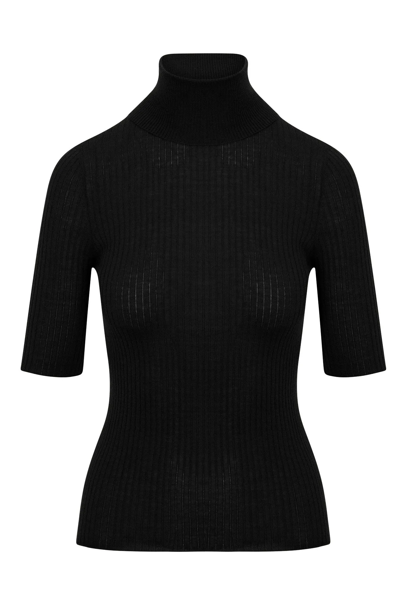 Black Cashmere Turtleneck sold by SPRWMN product image thumbnail 2