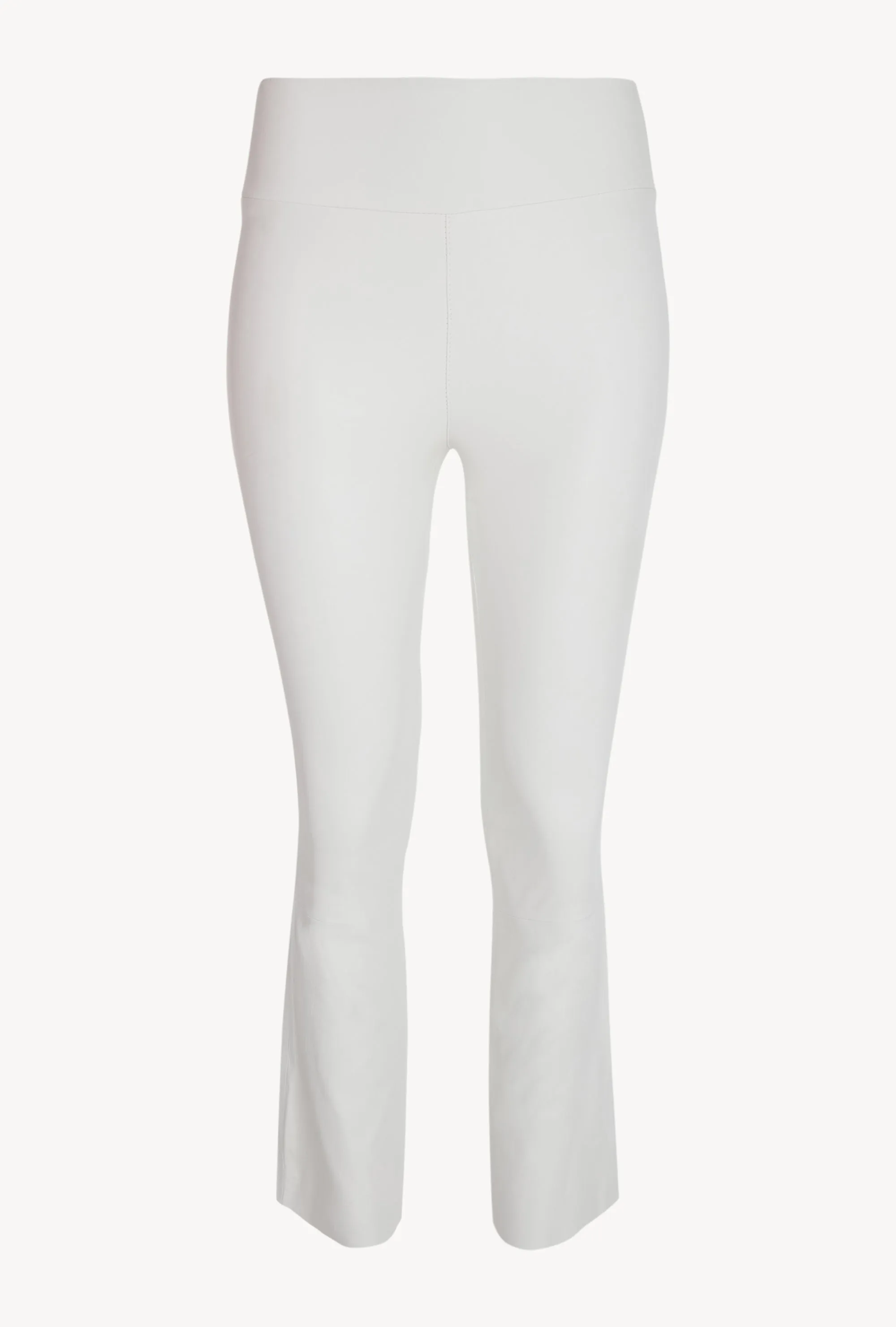 White Leather Crop Flare sold by SPRWMN product image thumbnail 2