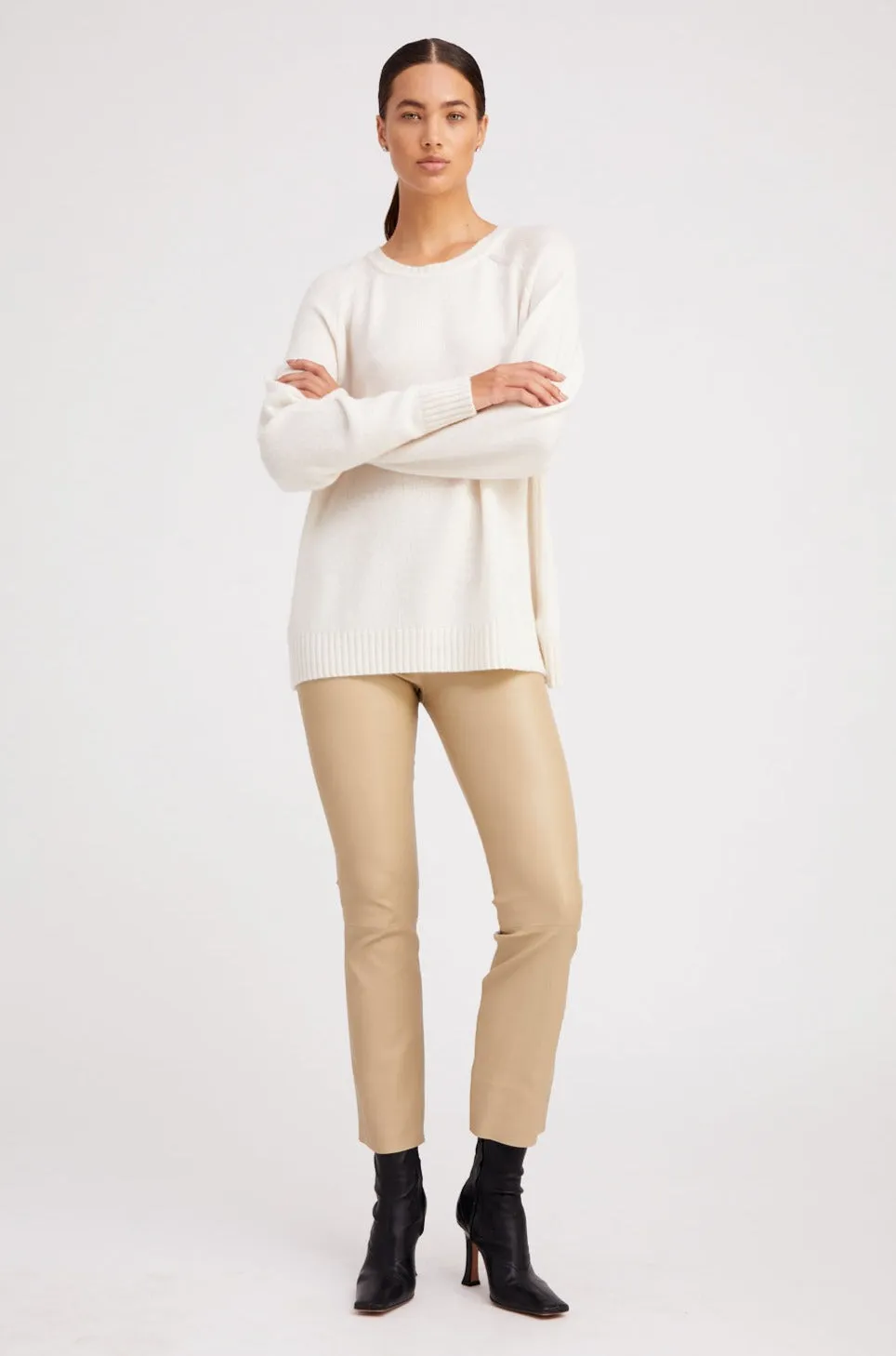 Cashmere Boyfriend Sweater sold by SPRWMN product image thumbnail 5