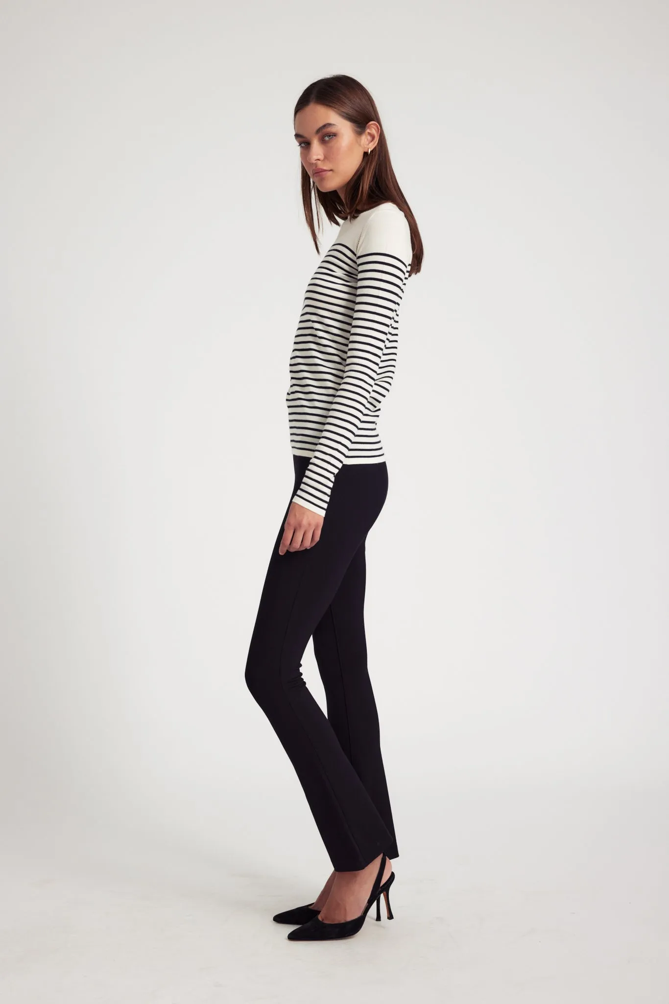 Black Casanova Ankle Flare Leggings sold by SPRWMN product image thumbnail 4