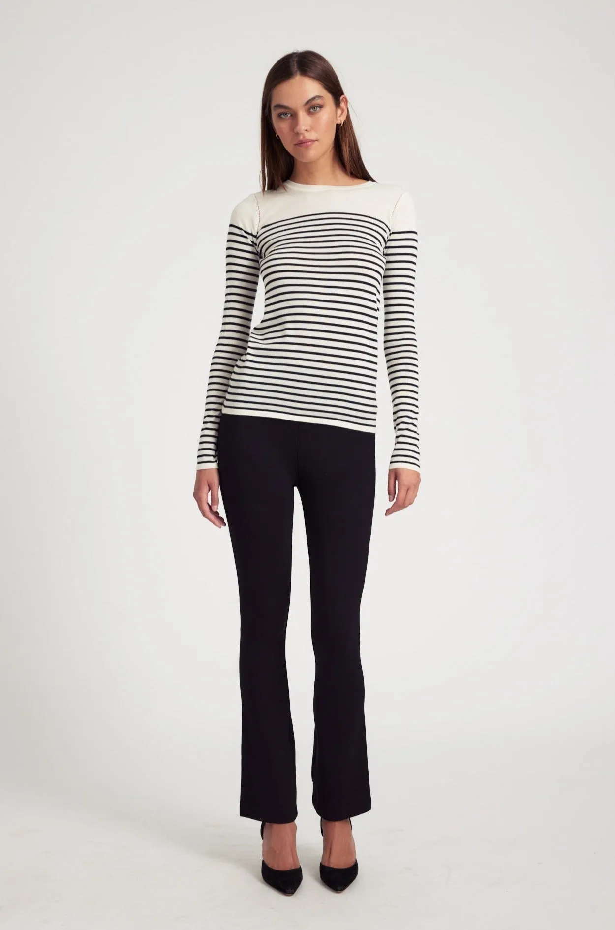 Black Casanova Ankle Flare Leggings sold by SPRWMN product image thumbnail 3