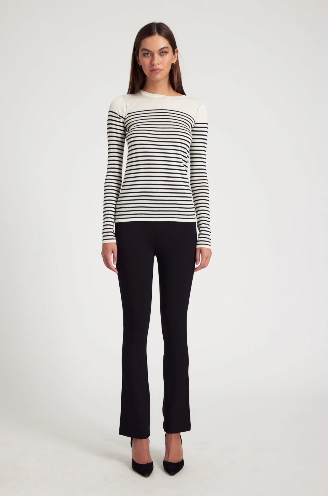 Black Casanova Ankle Flare Leggings sold by SPRWMN