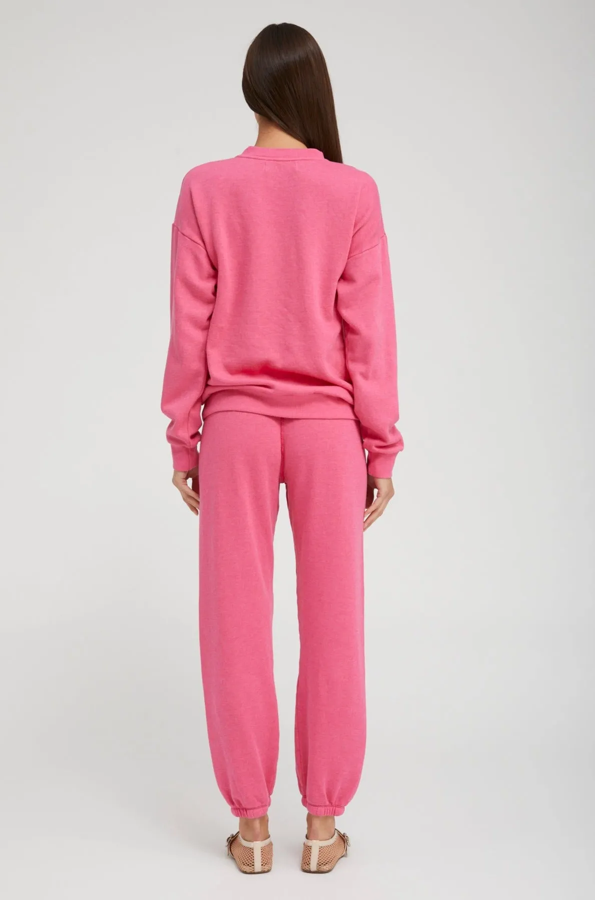 Hot Pink Logo Sweatshirt sold by SPRWMN product image thumbnail 5