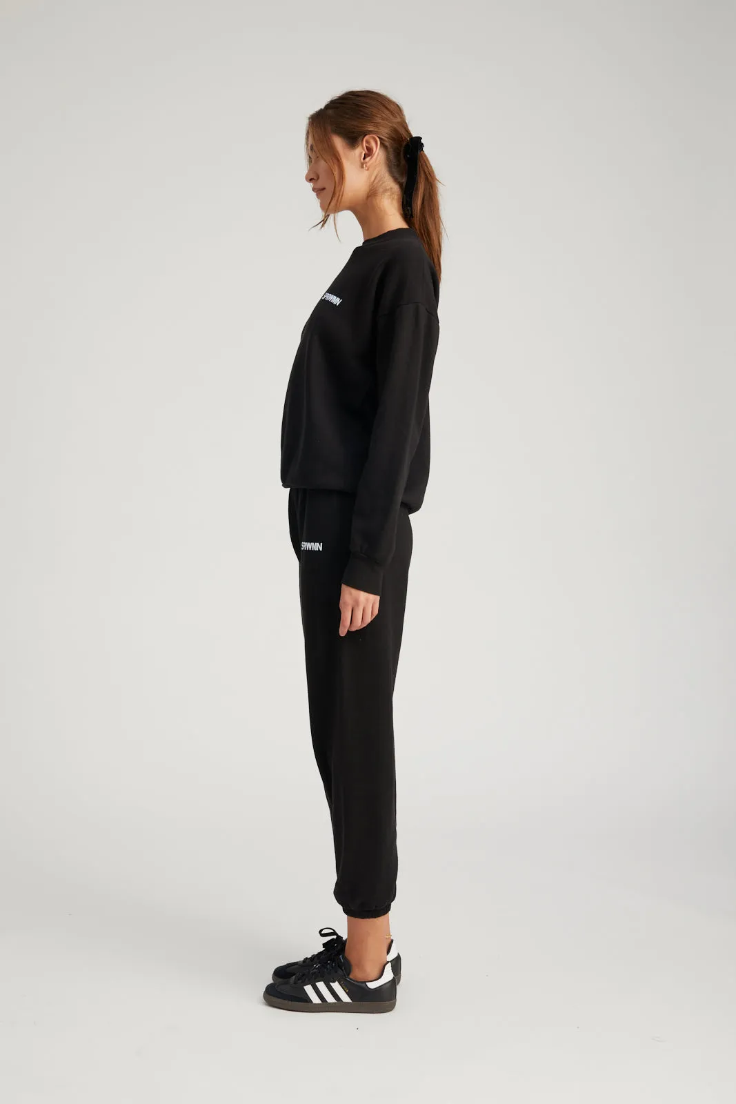 Black Logo Sweatpants sold by SPRWMN product image thumbnail 4