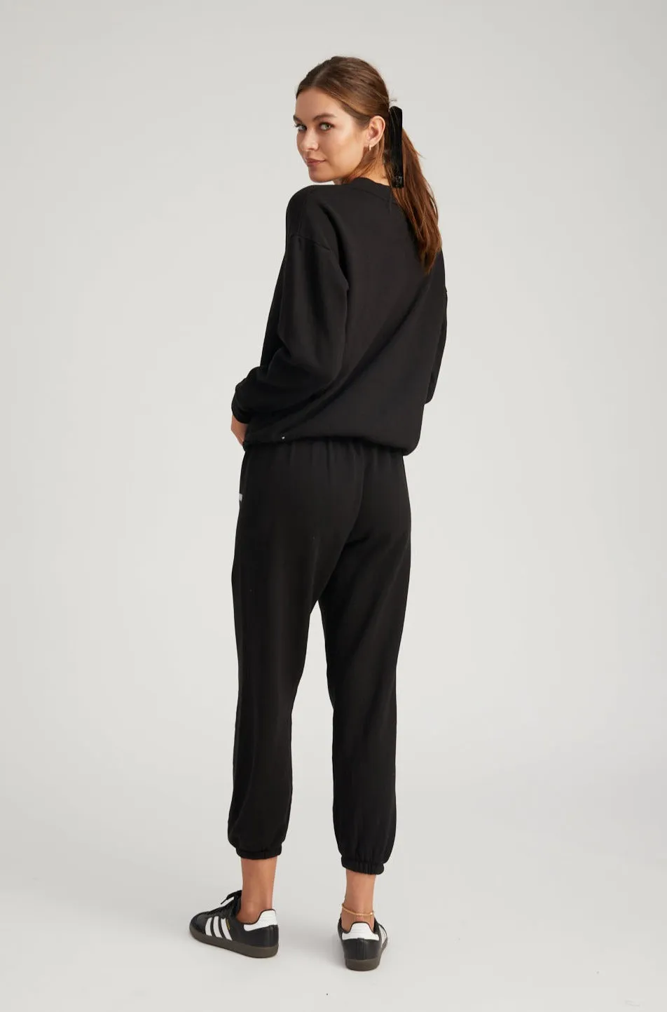 Black Logo Sweatpants sold by SPRWMN product image thumbnail 5