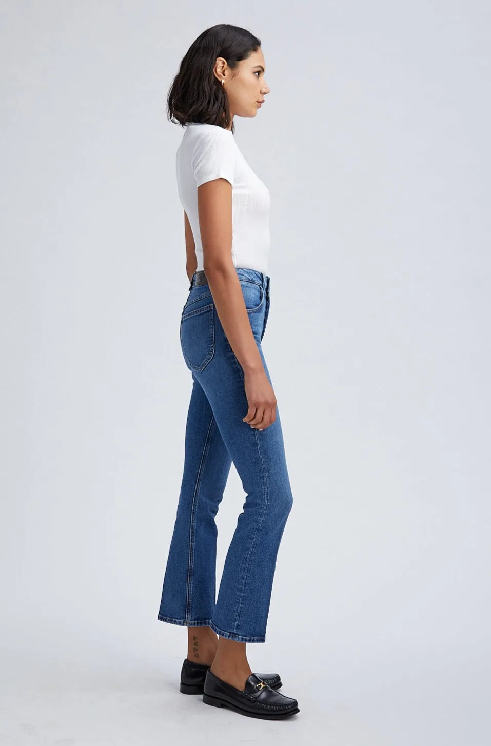 Ankle Flare Denim sold by SPRWMN product image thumbnail 3