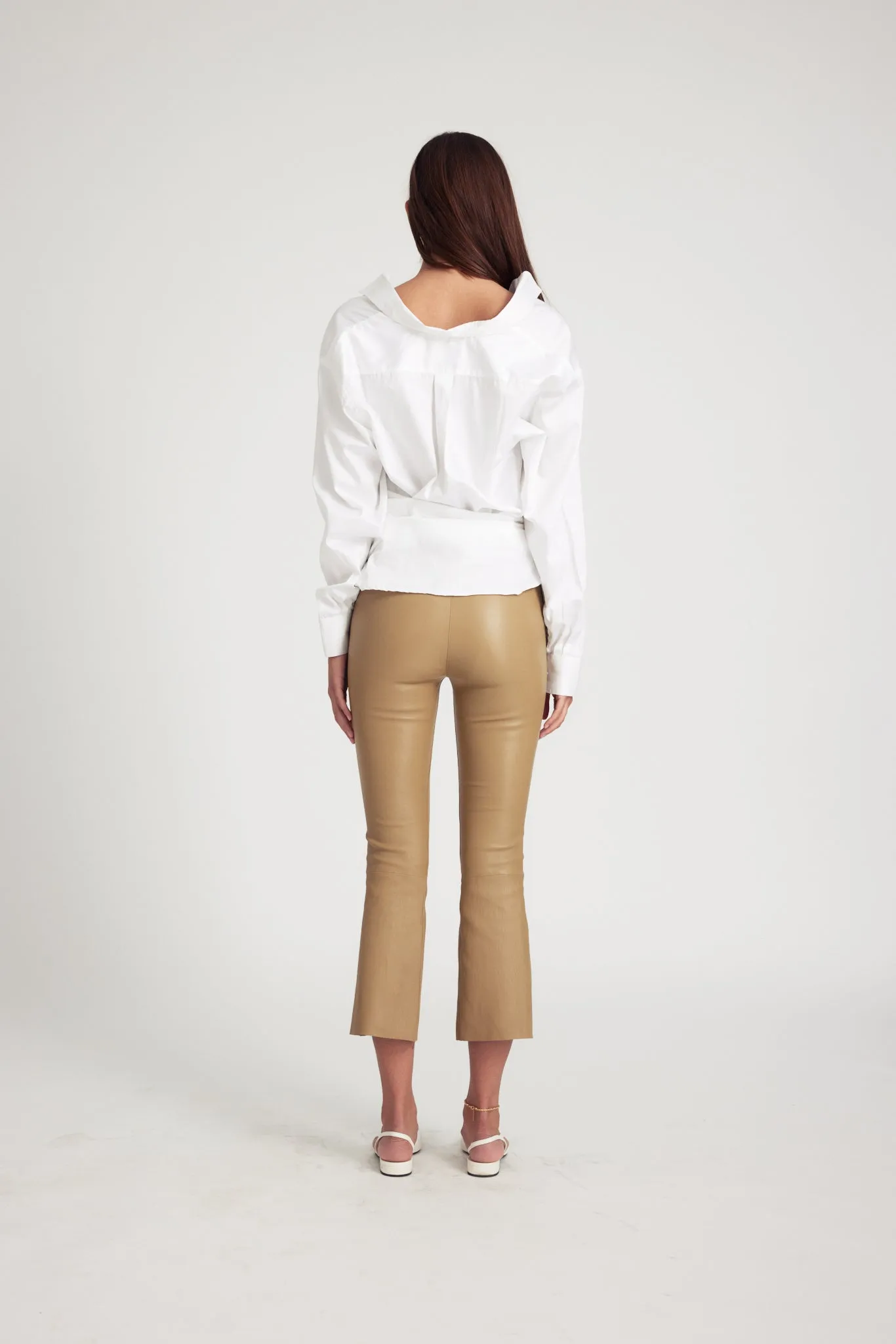 White Poplin Shirt sold by SPRWMN product image thumbnail 5