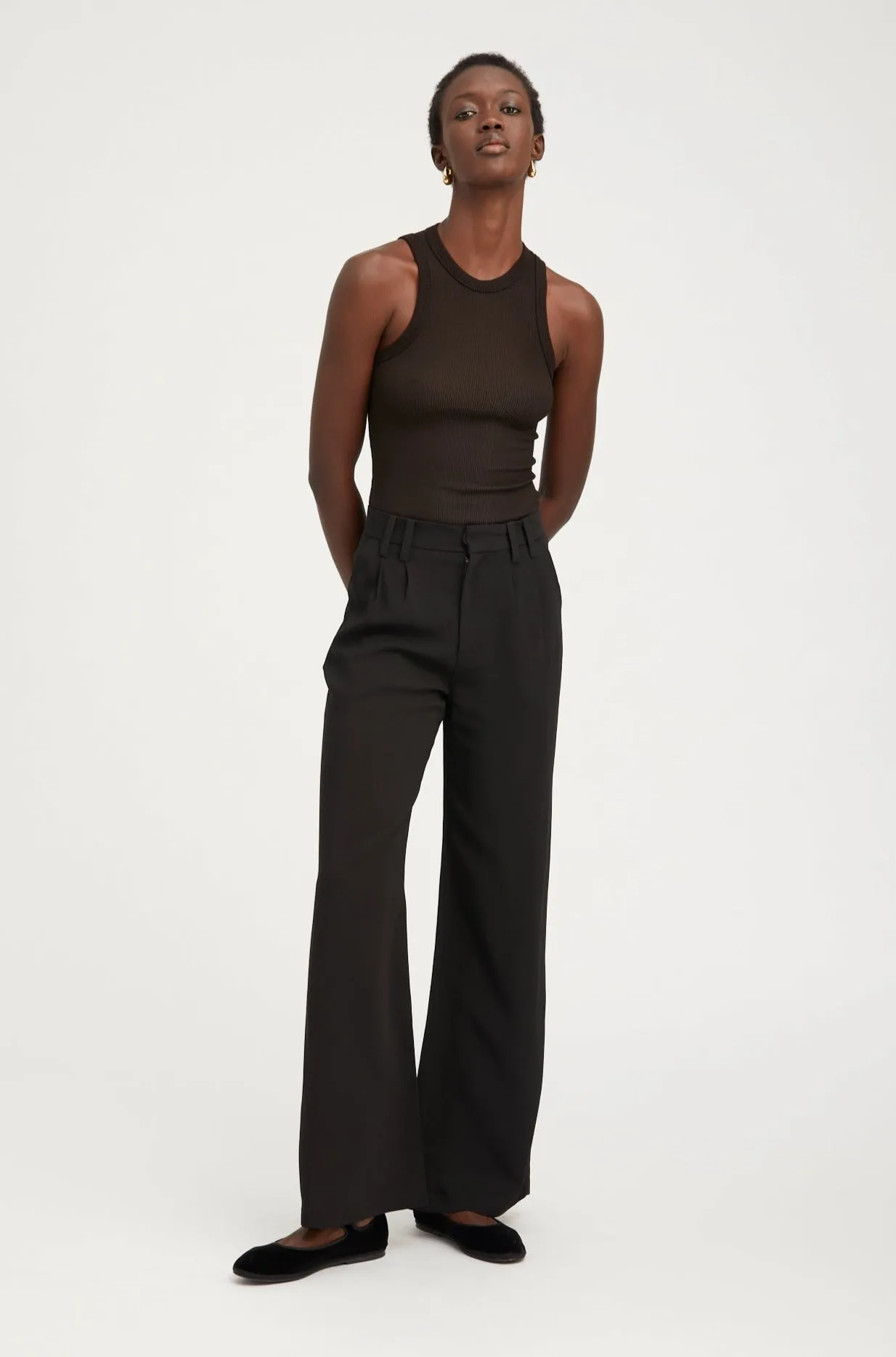 Crepe Pleated Trousers sold by SPRWMN product image thumbnail 3