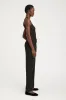 Black Crepe Pleated Trousers sold by SPRWMN